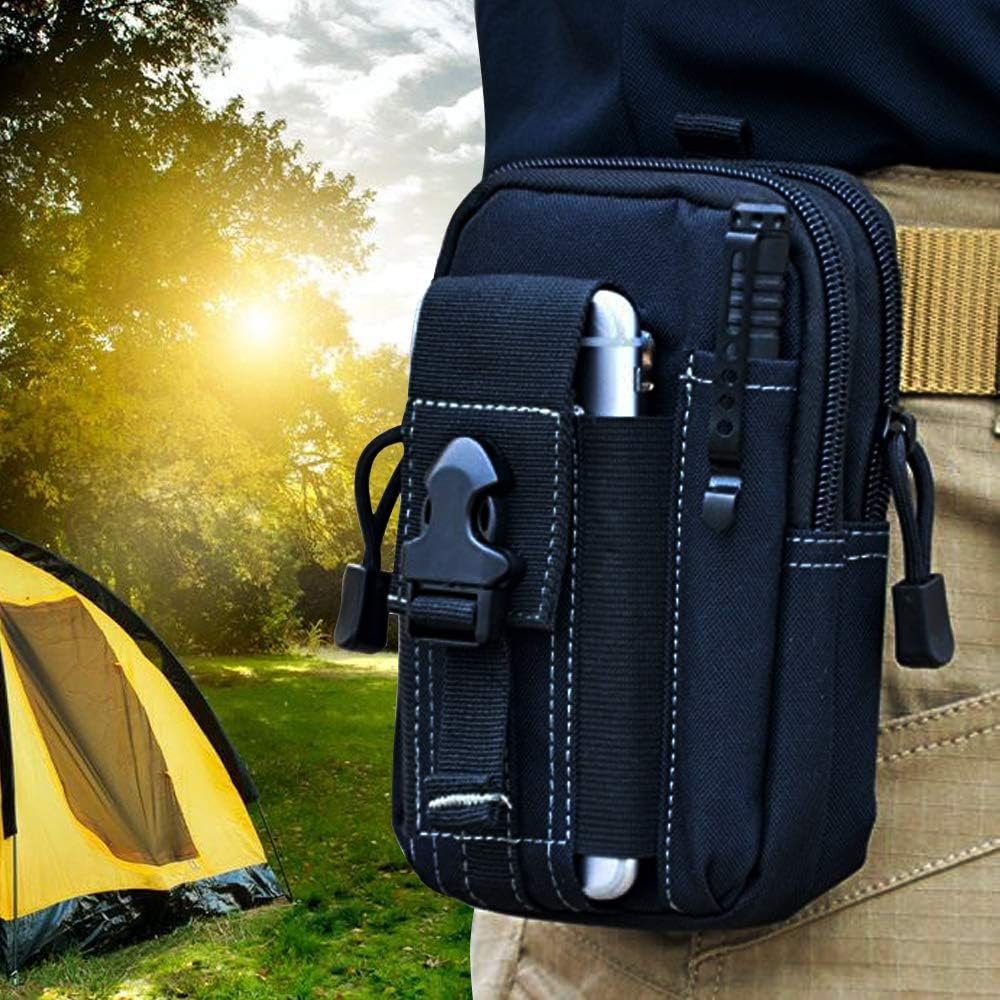 Outdoor Camping Bag - Tactical Molle Belt Pouch Military Waist
