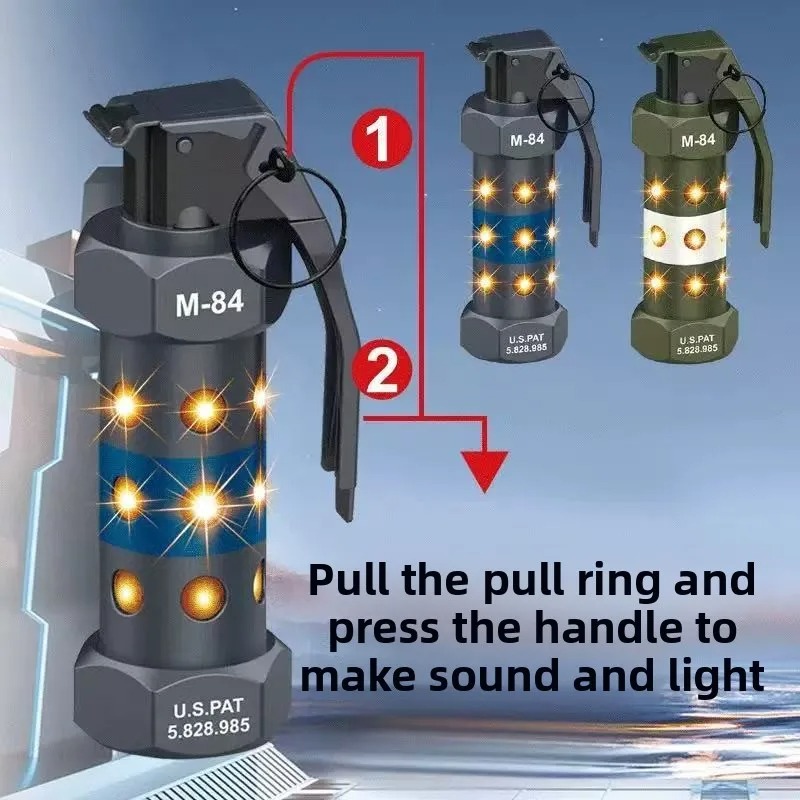 Outdoor Camping Games - Tactical M84 Dummy Grenade Model Strobe