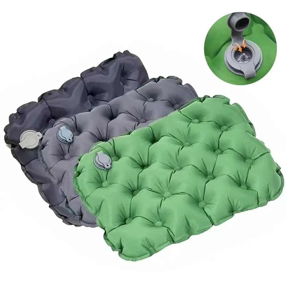 Outdoor Camping Mat Waterproof - Portable Inflatable Seat Cushion Outdoor Camping