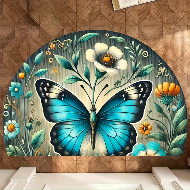 Camping Outdoor Or Indoor - Elegant Entomology Mat Soft Color Blend