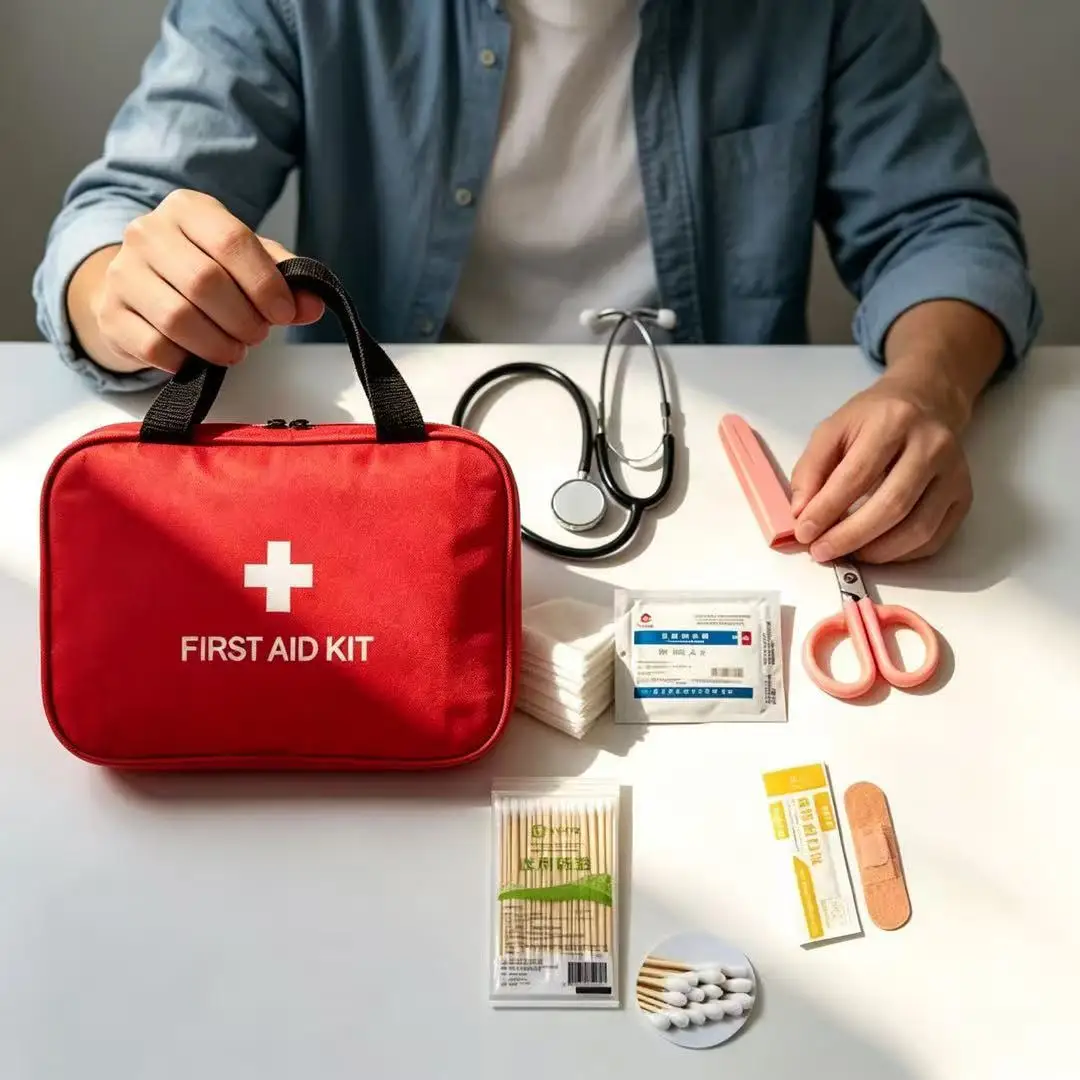 Survival Kit - Aid Kit Medical Supplies with Stethoscope