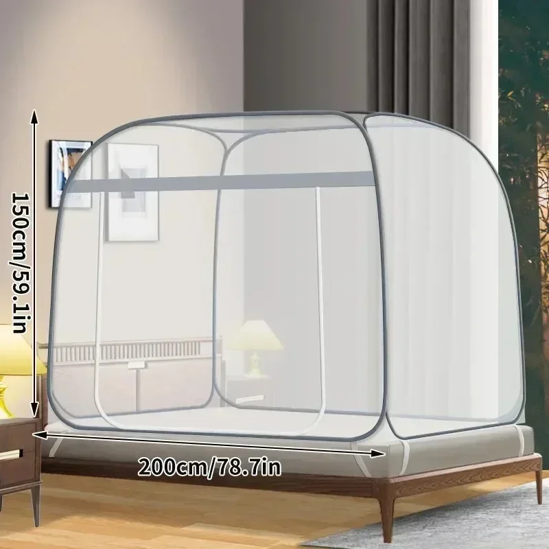 Outdoor Yurt Camping - Mongolian Yurt Mosquito Net Installation Free