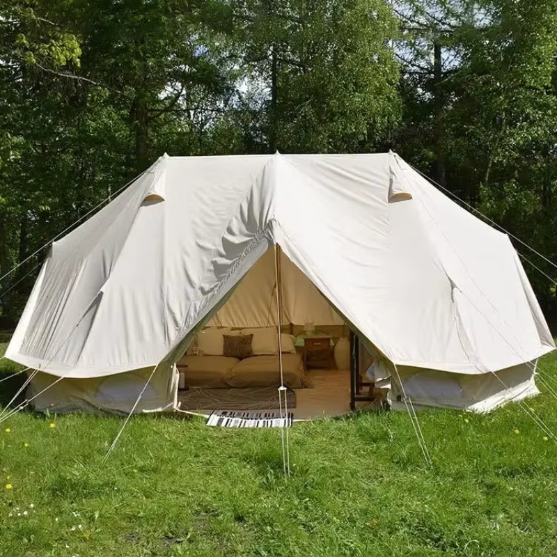 Outdoor Yurt Camping - 2026 Large 4 Season Cotton Canvas
