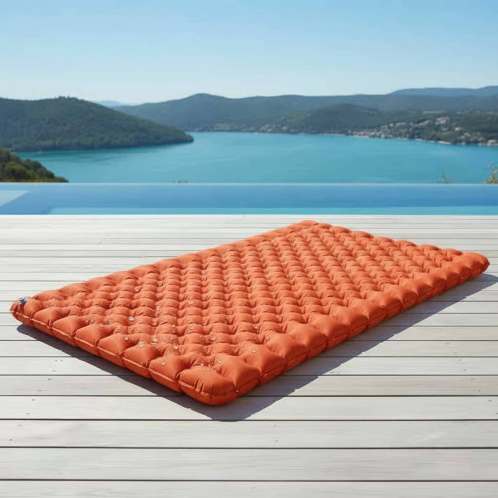 Outdoor Camping Mat Waterproof - Inflatable Camping Mat Nylon TPU Inflatable