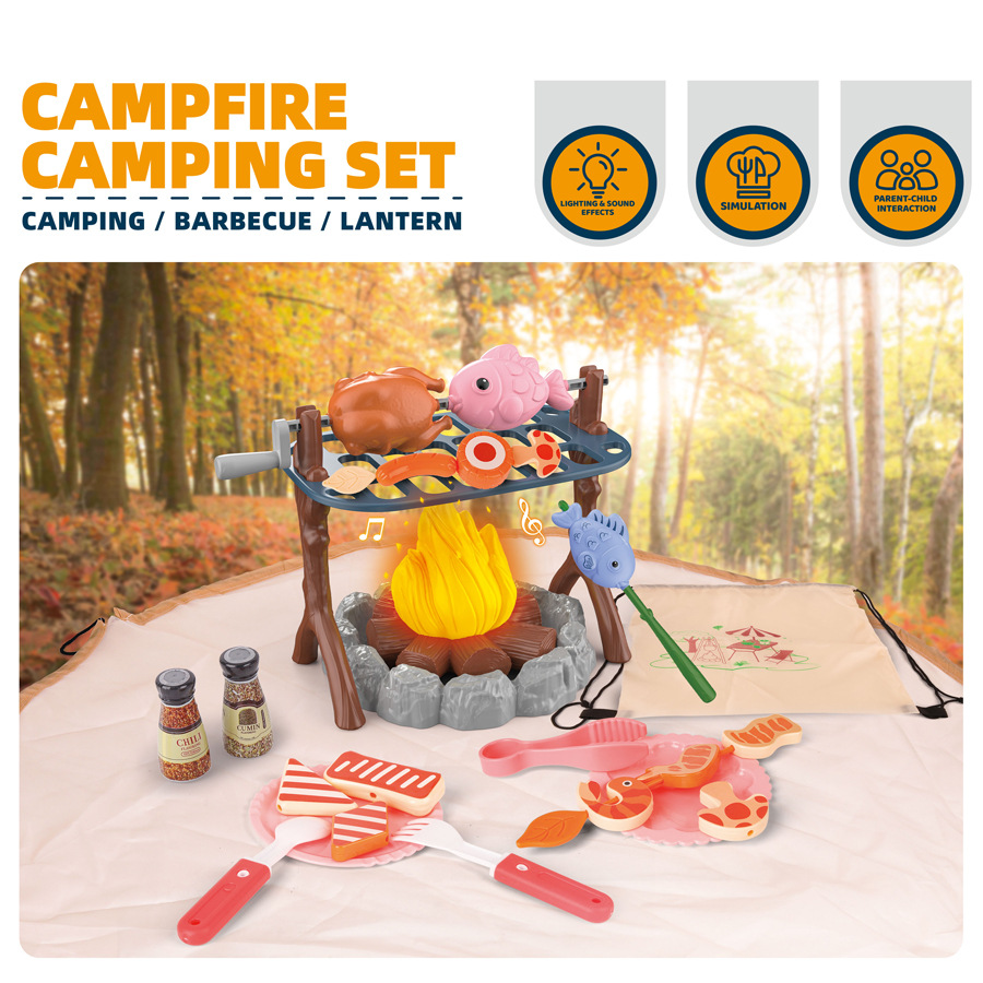 Outdoor Camping For Kids - Kids Outdoor Adventure Tool Set Campfire