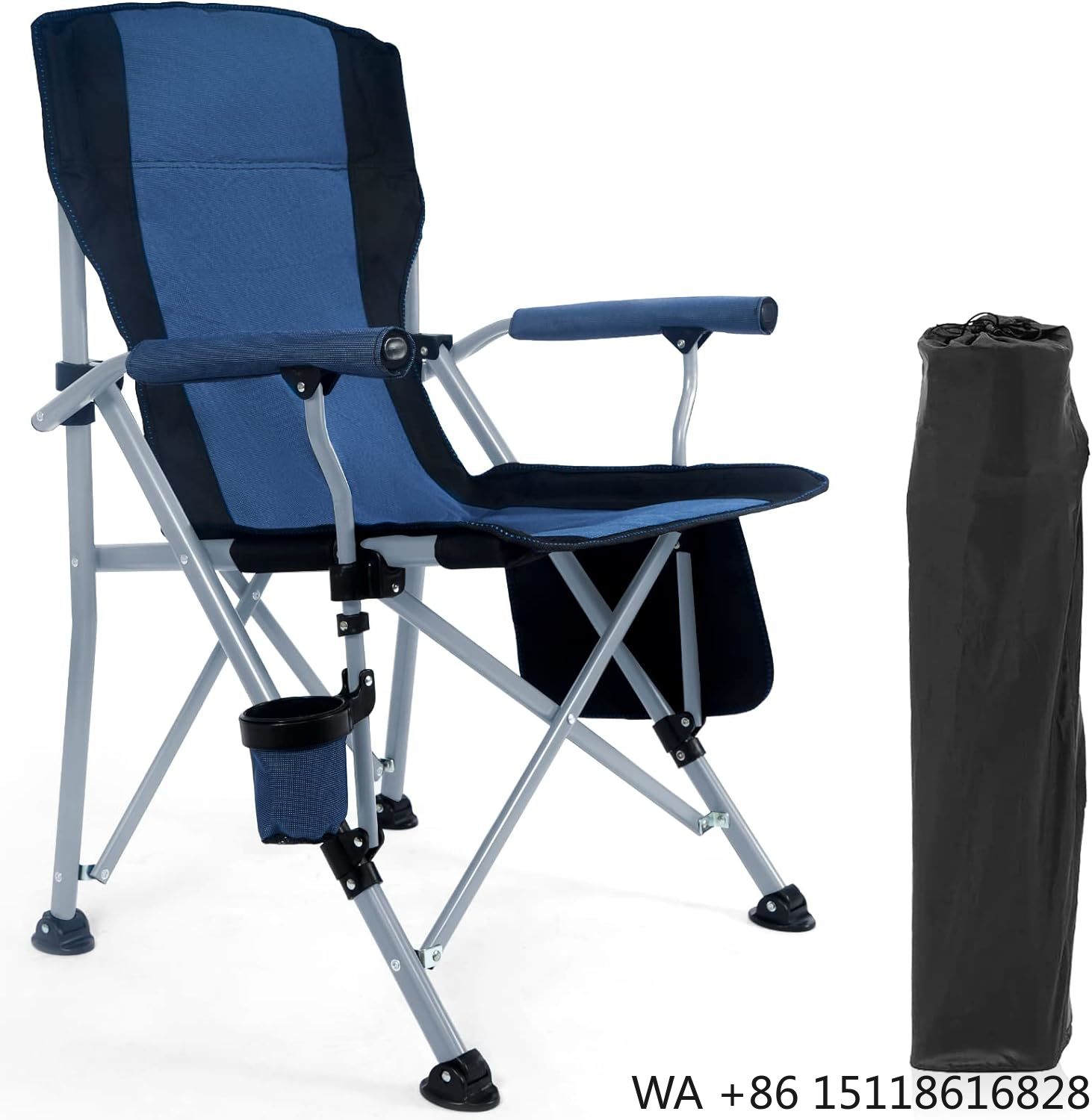 Outdoor Chair Camping - Outdoor Camping Folding Portable Large Armchair