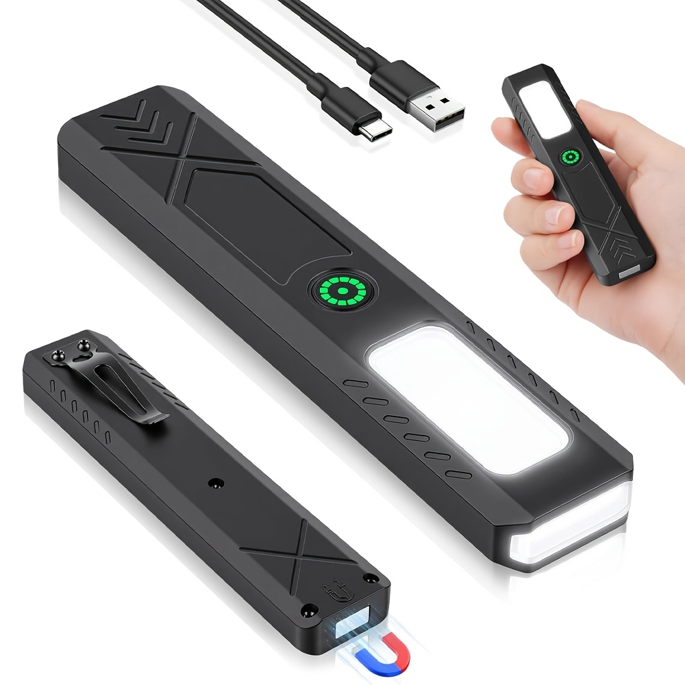 Outdoor Camping Decor - Rechargeable LED Handheld Flashlight 600LM Powerful