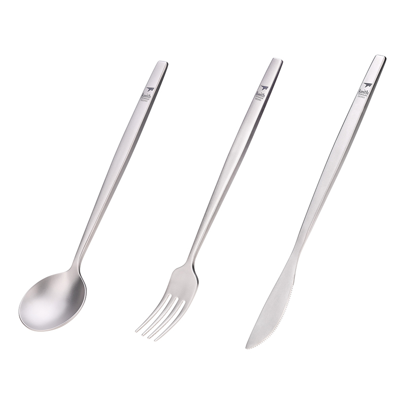 Outdoor Camping Utensils - Keith Titan Di Động Muỗng Nĩa