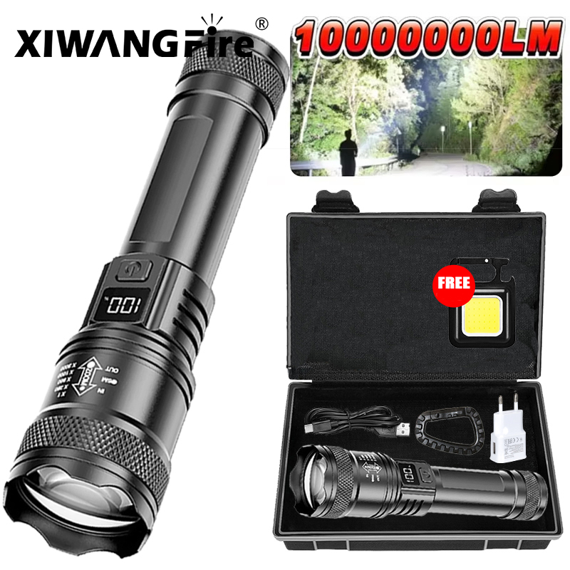 Outdoor Camping Decor - Ultra Bright LED Flashlight 2000LM Type-C