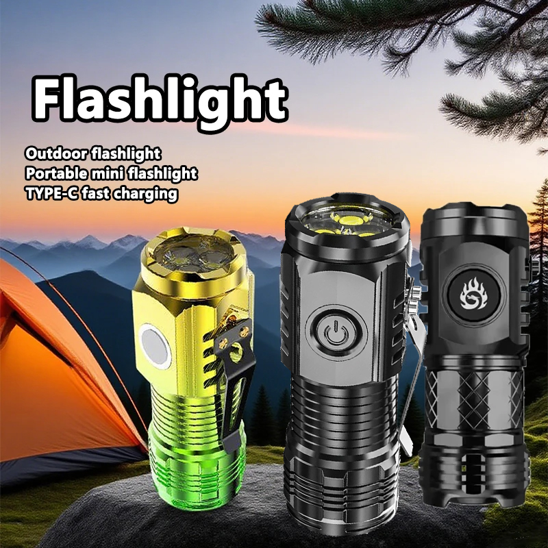 Outdoor Camping Decor - Super Bright MINI LED Flashlight Torch
