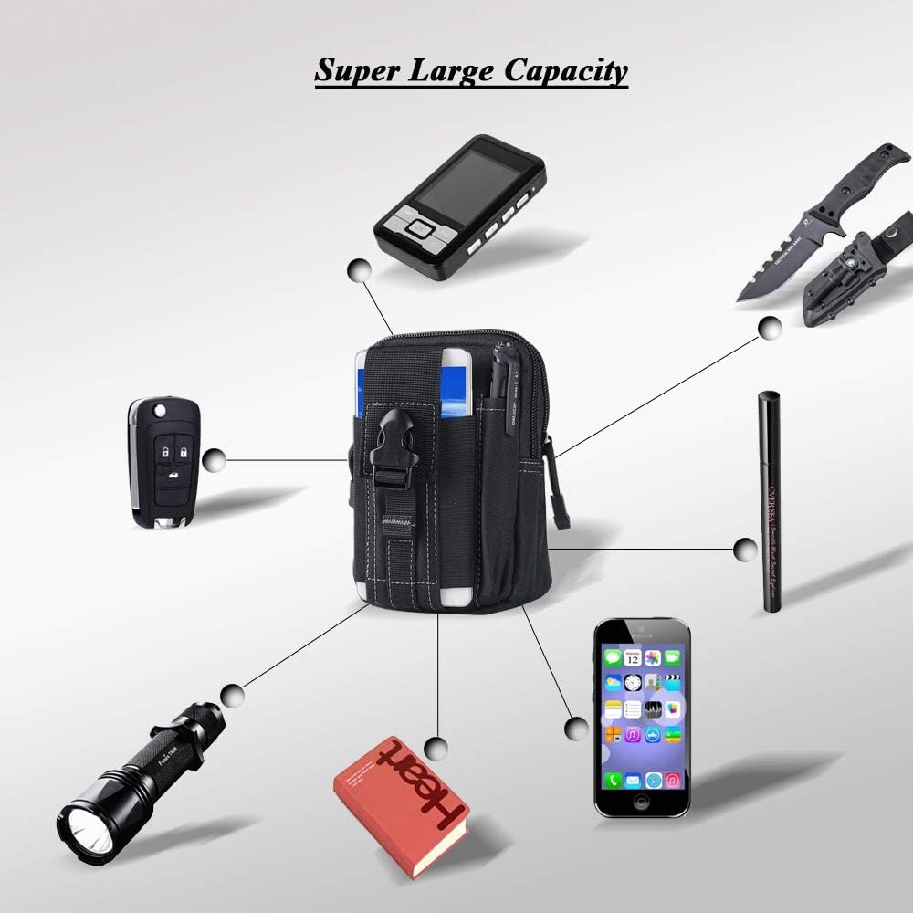 Tactical Molle Belt Pouch Mili - đánh giá và giá Outdoor Camping Bag