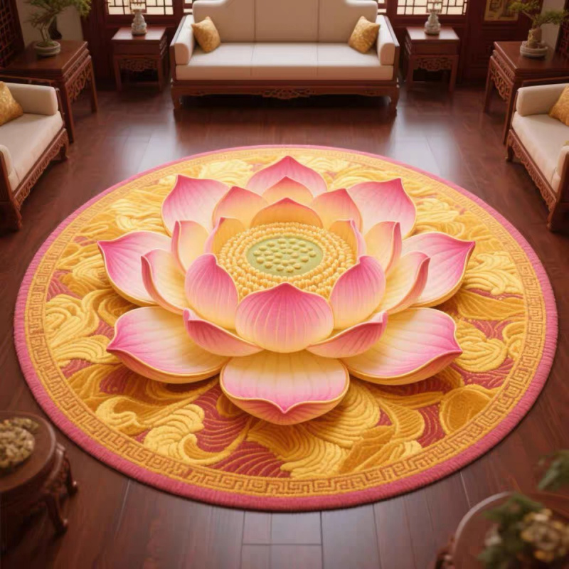VIKAMA Chinese Style round Rug - đánh giá và giá Camping Outdoor Or Indoor