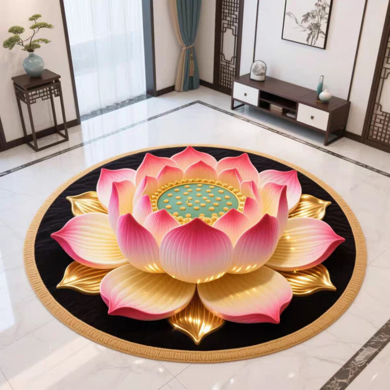 VIKAMA Chinese Style round Rug - đánh giá và giá Camping Outdoor Or Indoor