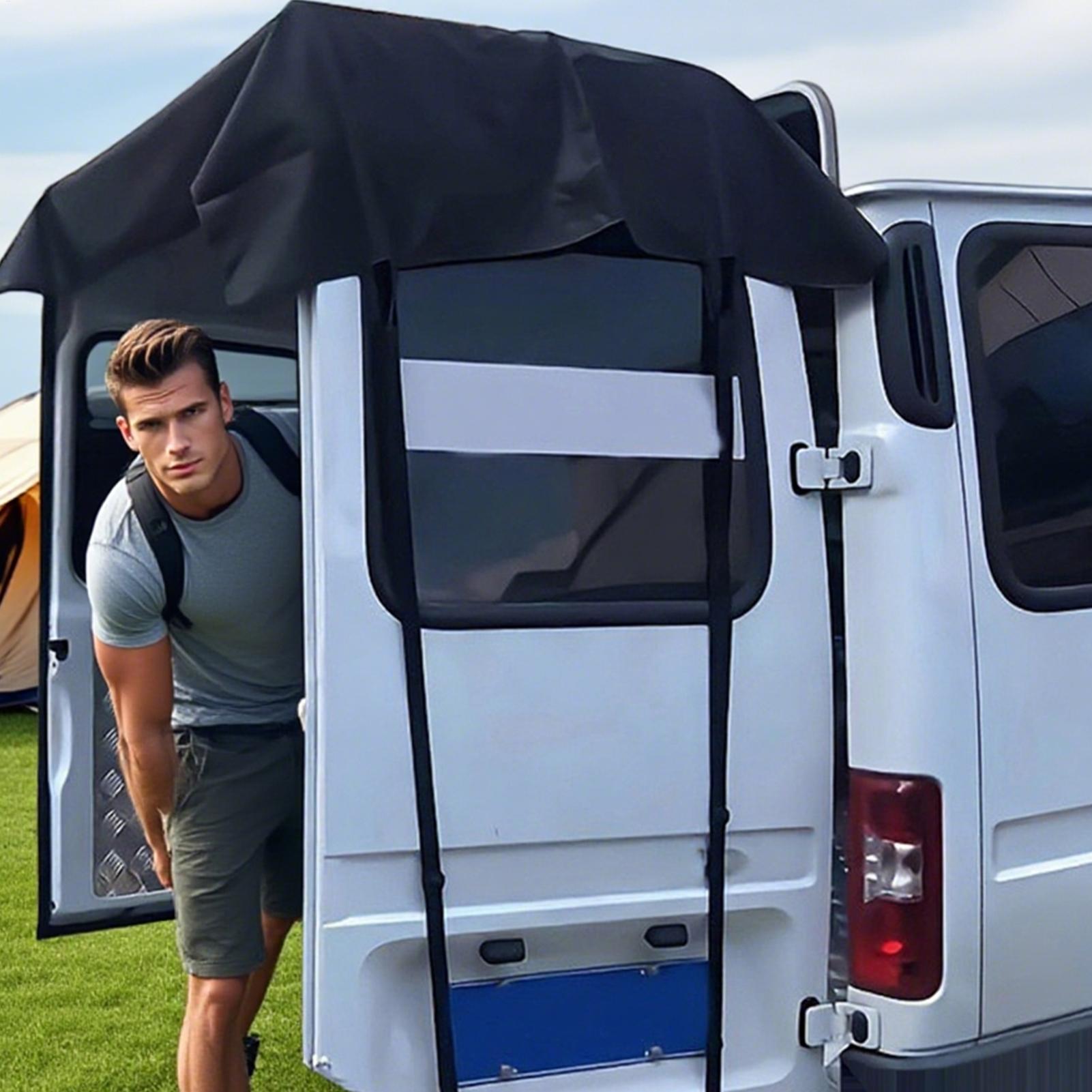 Rear Door RV Cover Windproof A - đánh giá và giá Outdoor Camping Awning