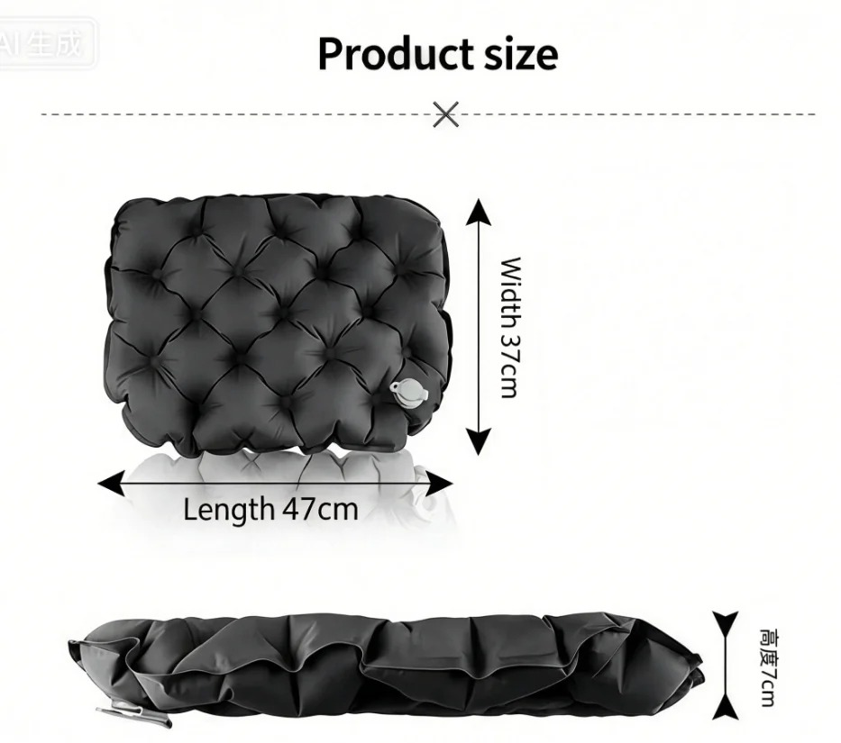 Portable Inflatable Seat Cushi - đánh giá và giá Outdoor Camping Mat Waterproof