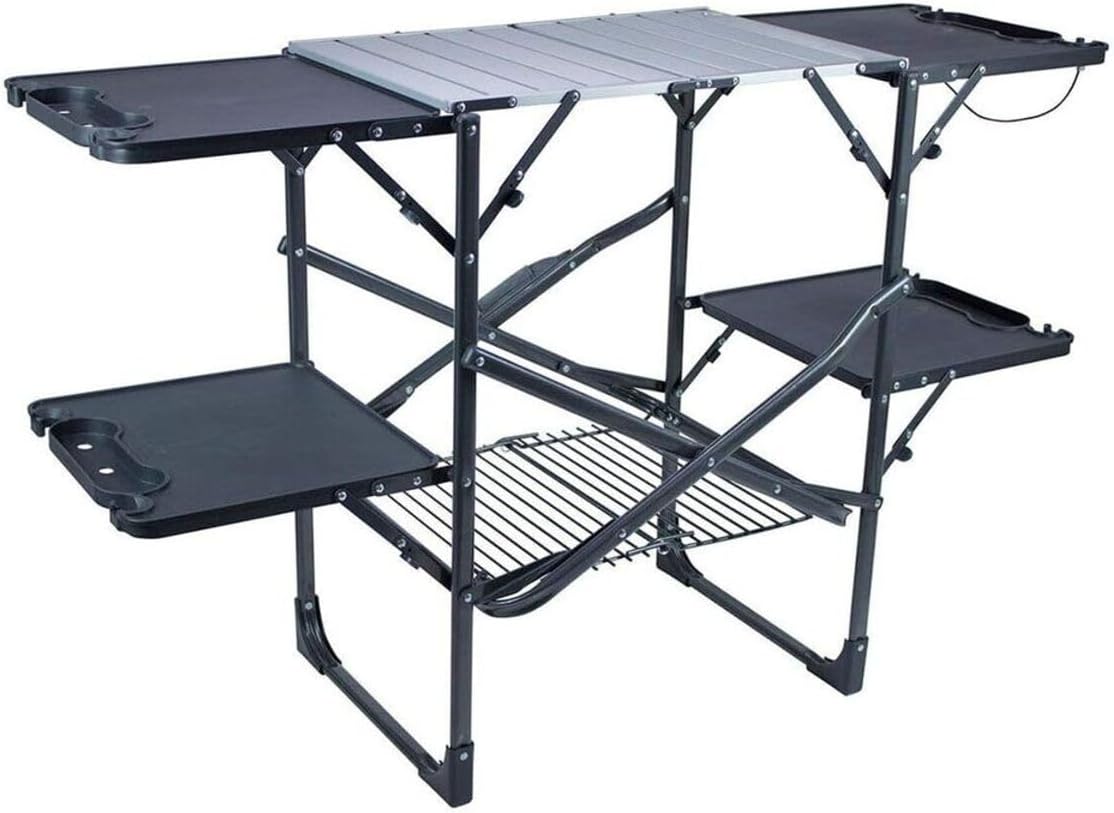 Slim Fold Portable Camping Kit - đánh giá và giá Outdoor Camping Table With Storage