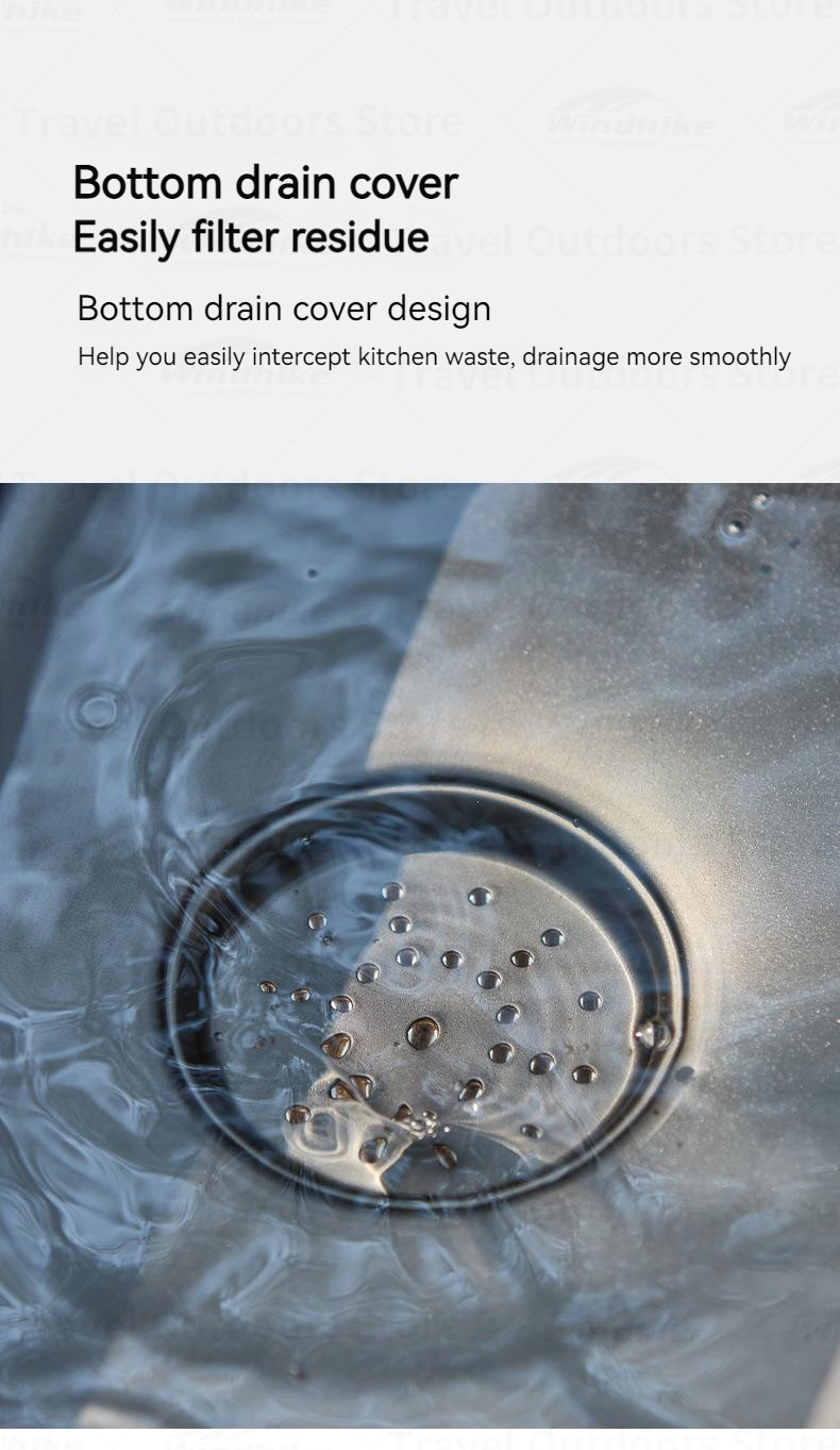 Naturehike Washing Sink Stainl - đánh giá và giá Outdoor Camping Sink