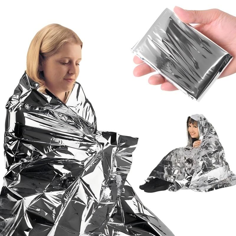 4 pcs Emergency Blanket Outdoo - đánh giá và giá Survival Kit