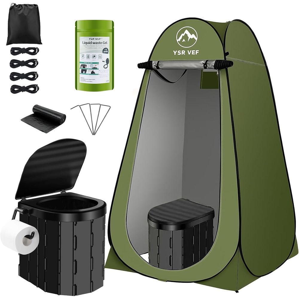 Portable Toilet Kit, Camping T - đánh giá và giá Outdoor Camping Bag