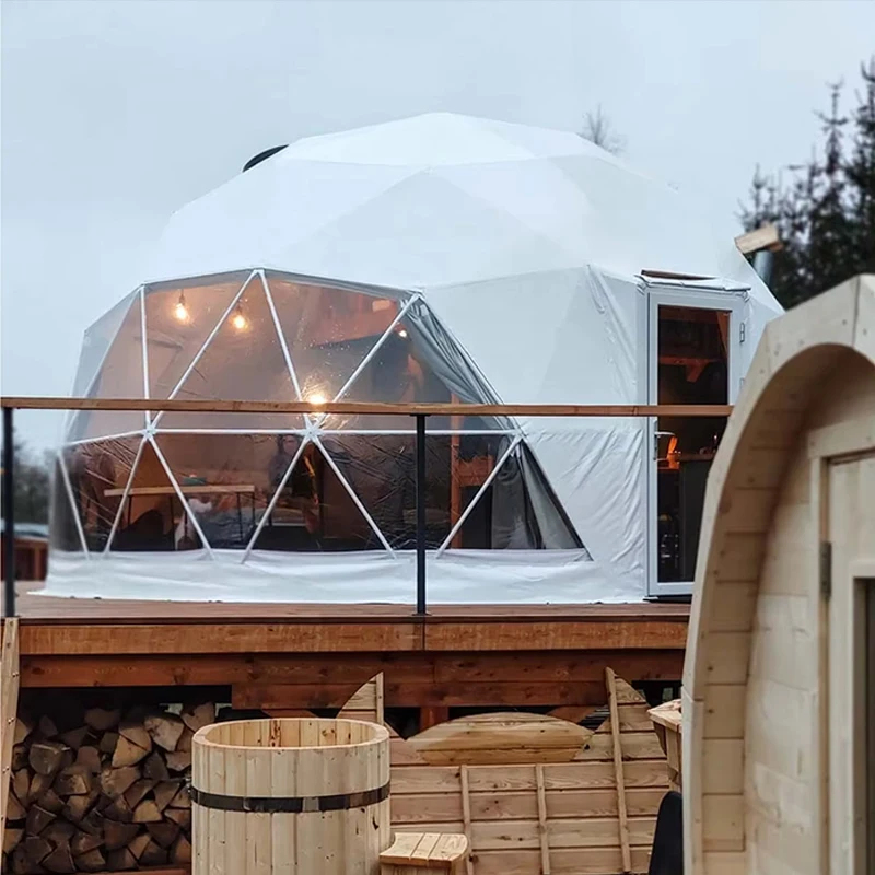 Premium Geodesic Glamping Dome - đánh giá và giá Outdoor Camping And Glamping