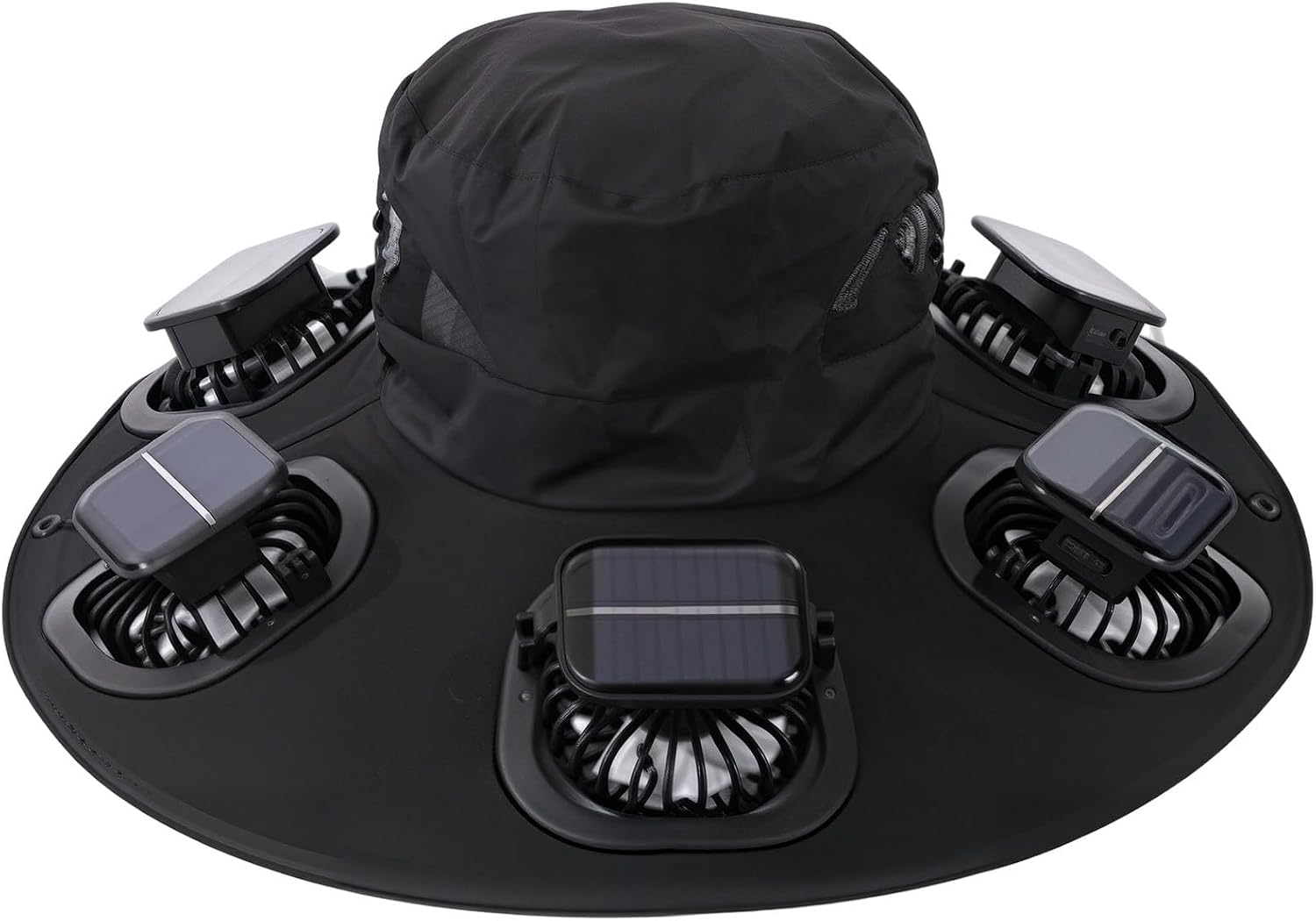 Hot 6 Fans Solar Fan Hat Breat - đánh giá và giá Outdoor Camping Fan
