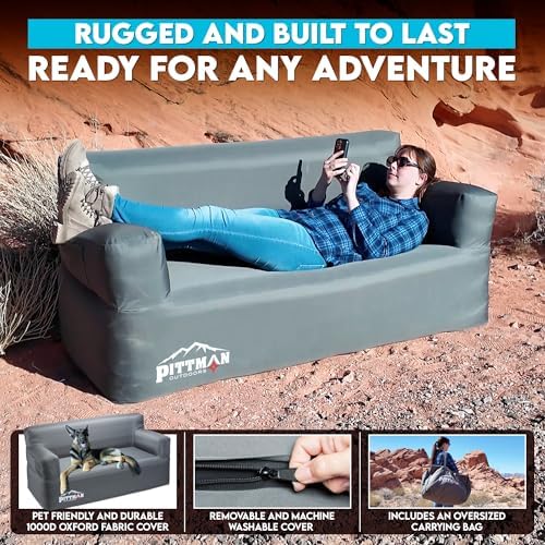 Pittman - Inflatable Couch wit - đánh giá và giá Camping Outdoor Or Indoor