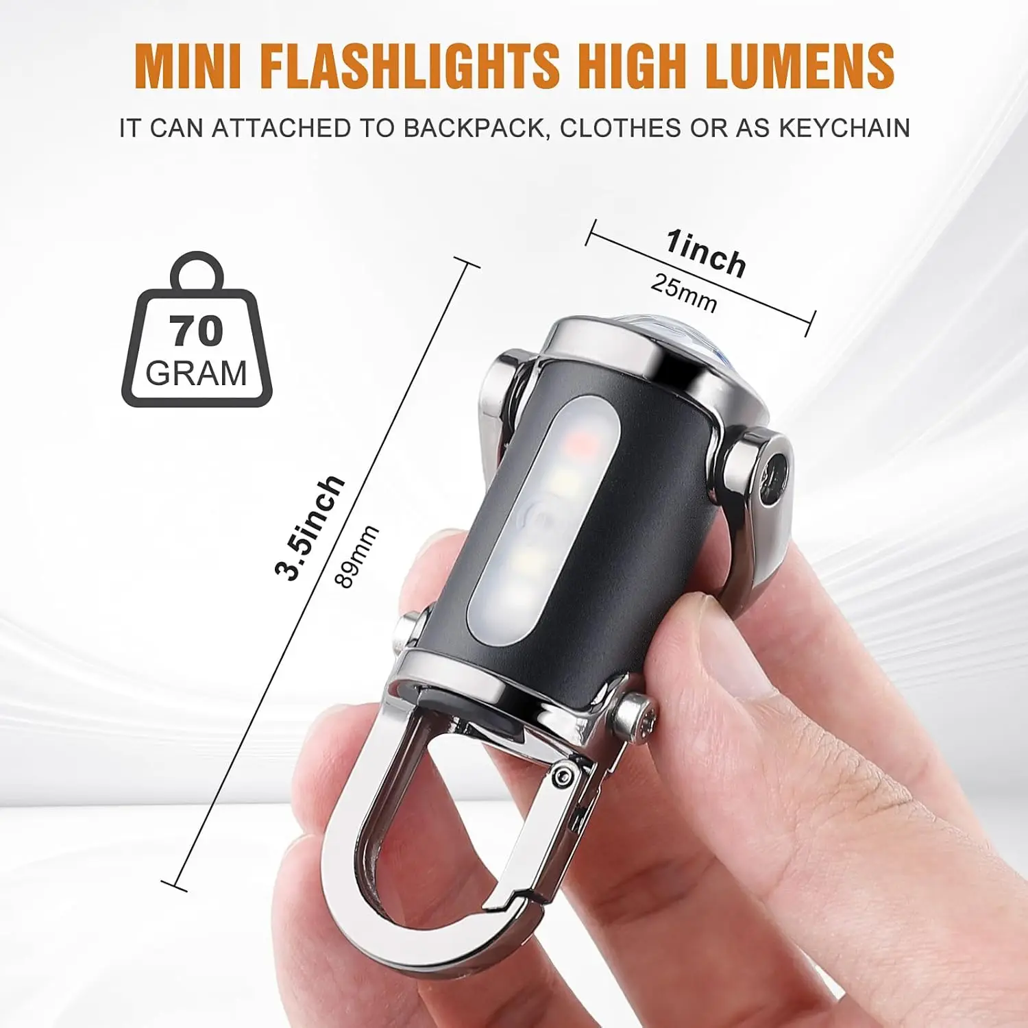 Mini Keychain Flashlight Recha - đánh giá và giá Outdoor Camping Decor