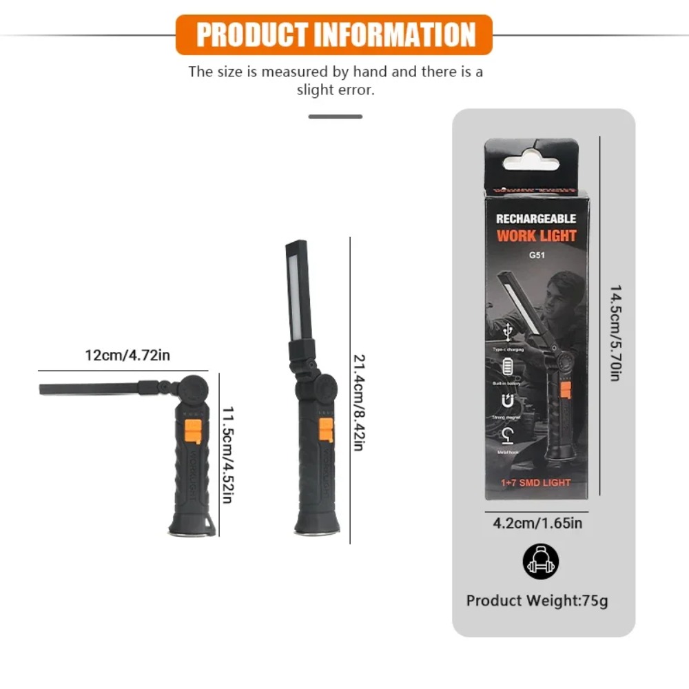 Portable COB LED Flashlight US - đánh giá và giá Outdoor Camping Decor