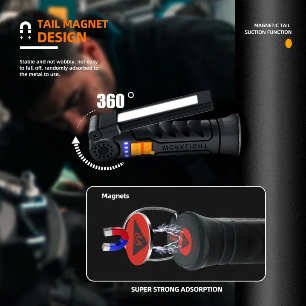 Portable COB LED Flashlight US - đánh giá và giá Outdoor Camping Decor