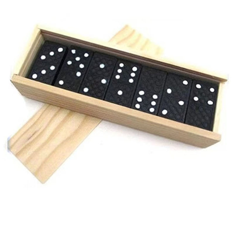 28pcs/Set Wooden Domino Board  - đánh giá và giá Outdoor Camping Games