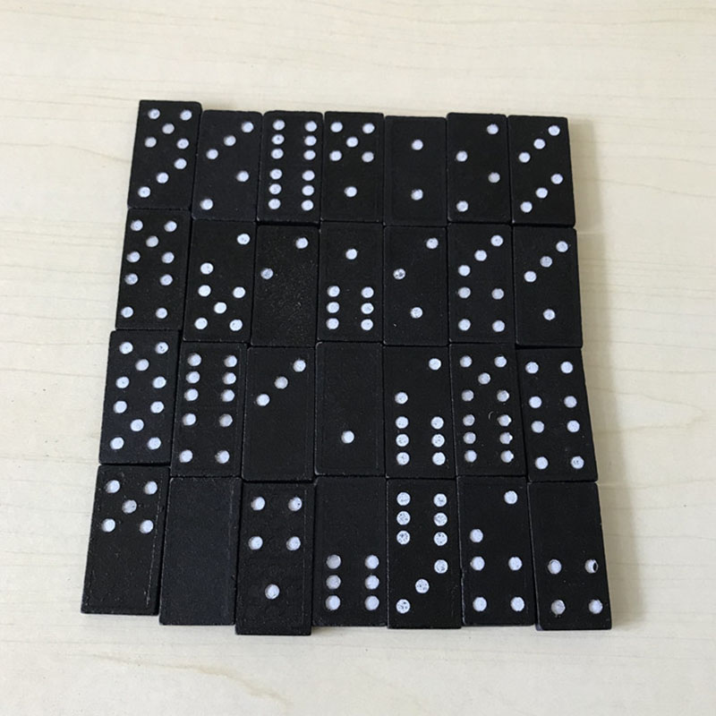 28pcs/Set Wooden Domino Board  - đánh giá và giá Outdoor Camping Games