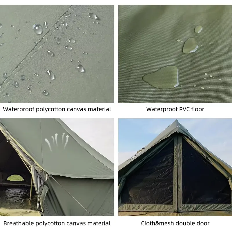 4M Outdoor Camping Large Glamp - đánh giá và giá Outdoor Yurt Camping
