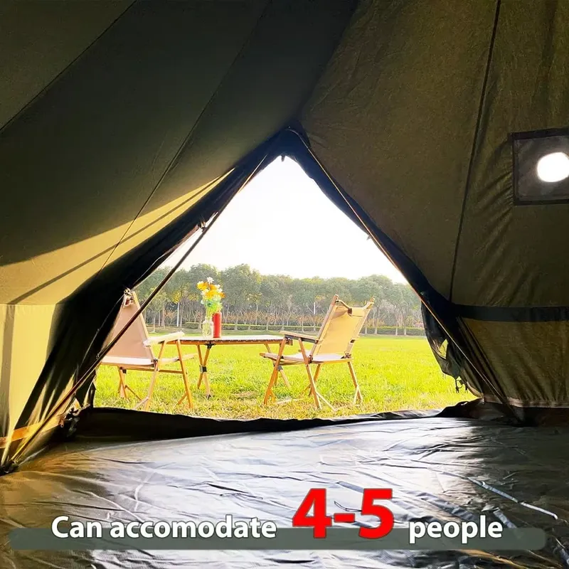 4M Outdoor Camping Large Glamp - đánh giá và giá Outdoor Yurt Camping