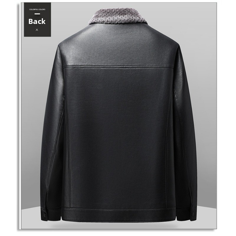 Men's Warm Leather Jacket Casu - đánh giá và giá Outdoor Camping Jacket