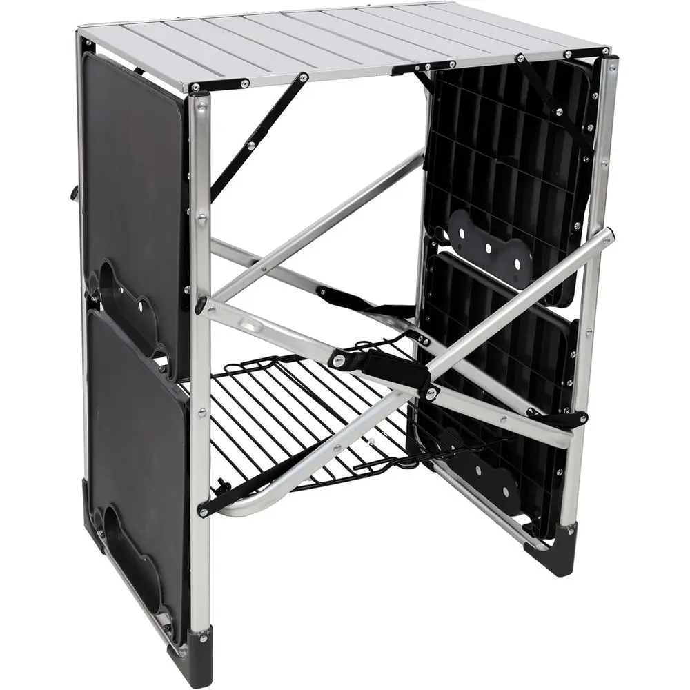 Portable Outdoor Kitchen Table - đánh giá và giá Outdoor Camping Table With Storage