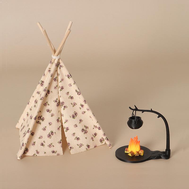 New 1:12 Scale Camping Tent Mo - đánh giá và giá Outdoor Camping Games