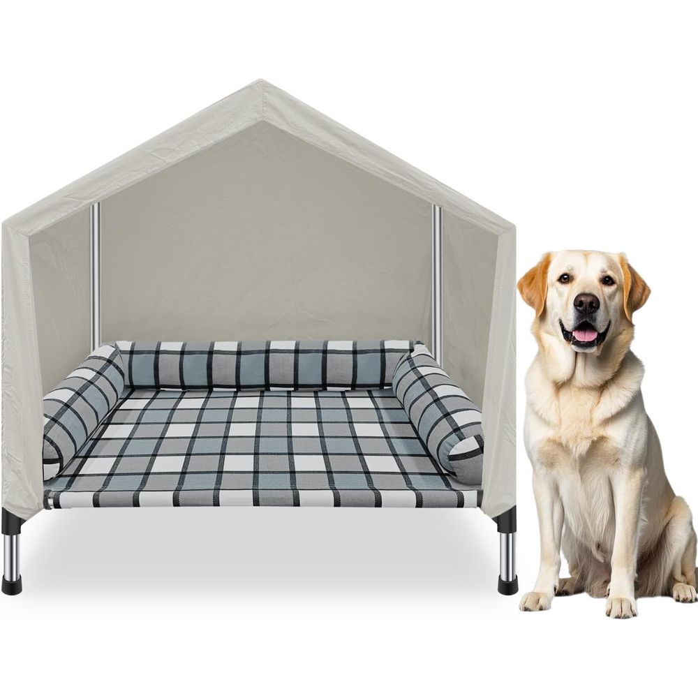 Elevated Dog Pet Bed House - 2 - đánh giá và giá Camping Outdoor Or Indoor