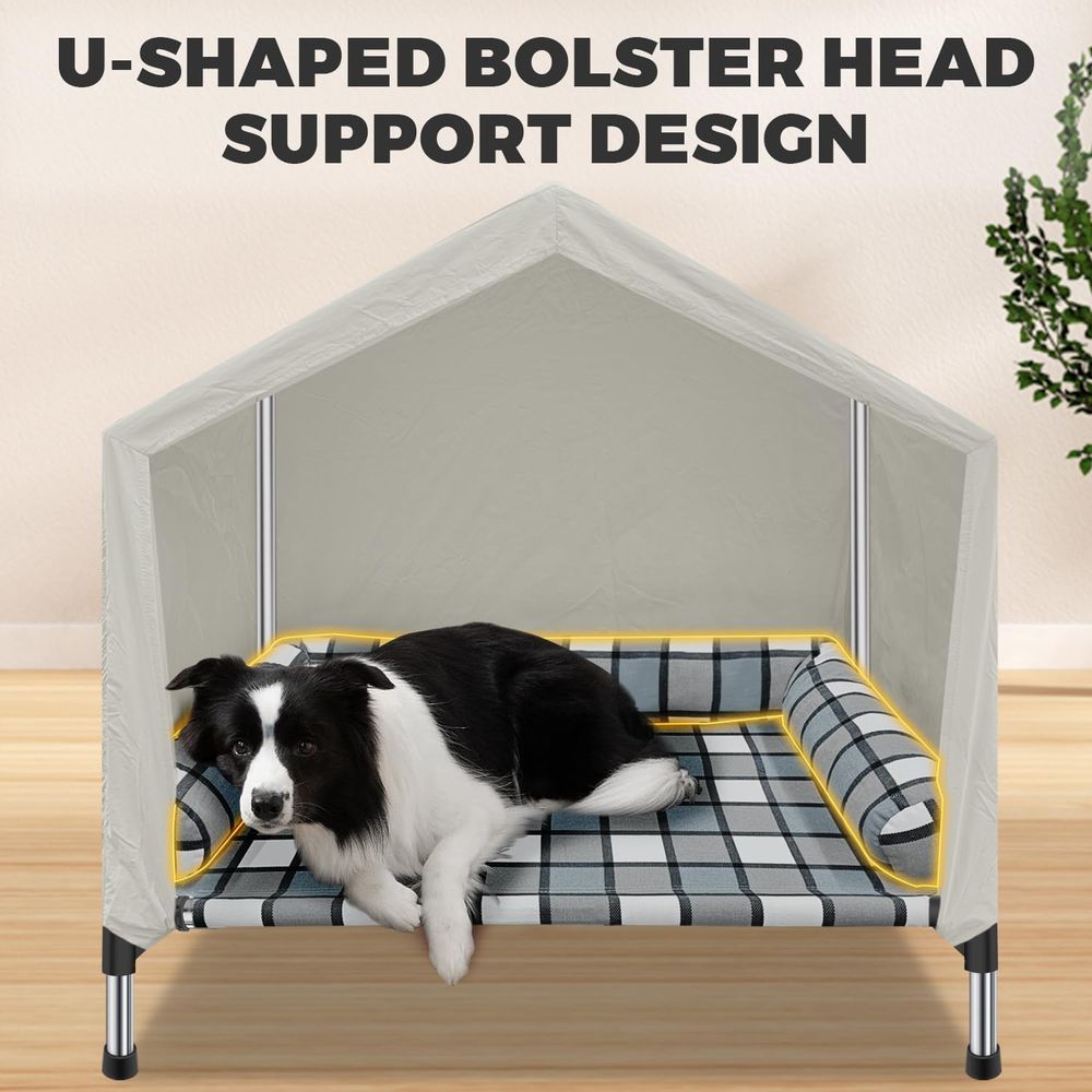 Elevated Dog Pet Bed House - 2 - đánh giá và giá Camping Outdoor Or Indoor