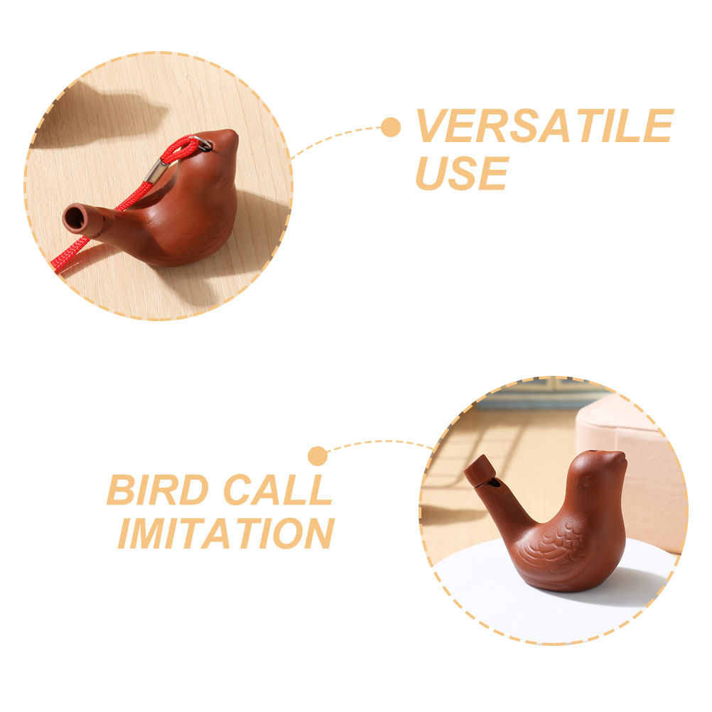 4Pcs Purple Clay Bird Whistle  - đánh giá và giá Outdoor Camping Kids Activities