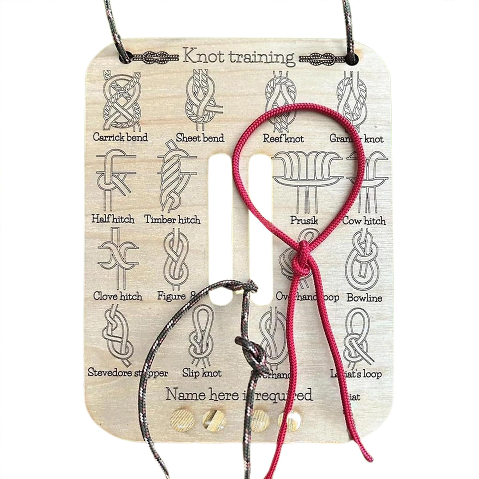 Creative Knot Tying Practice B - đánh giá và giá Outdoor Camping Ideas
