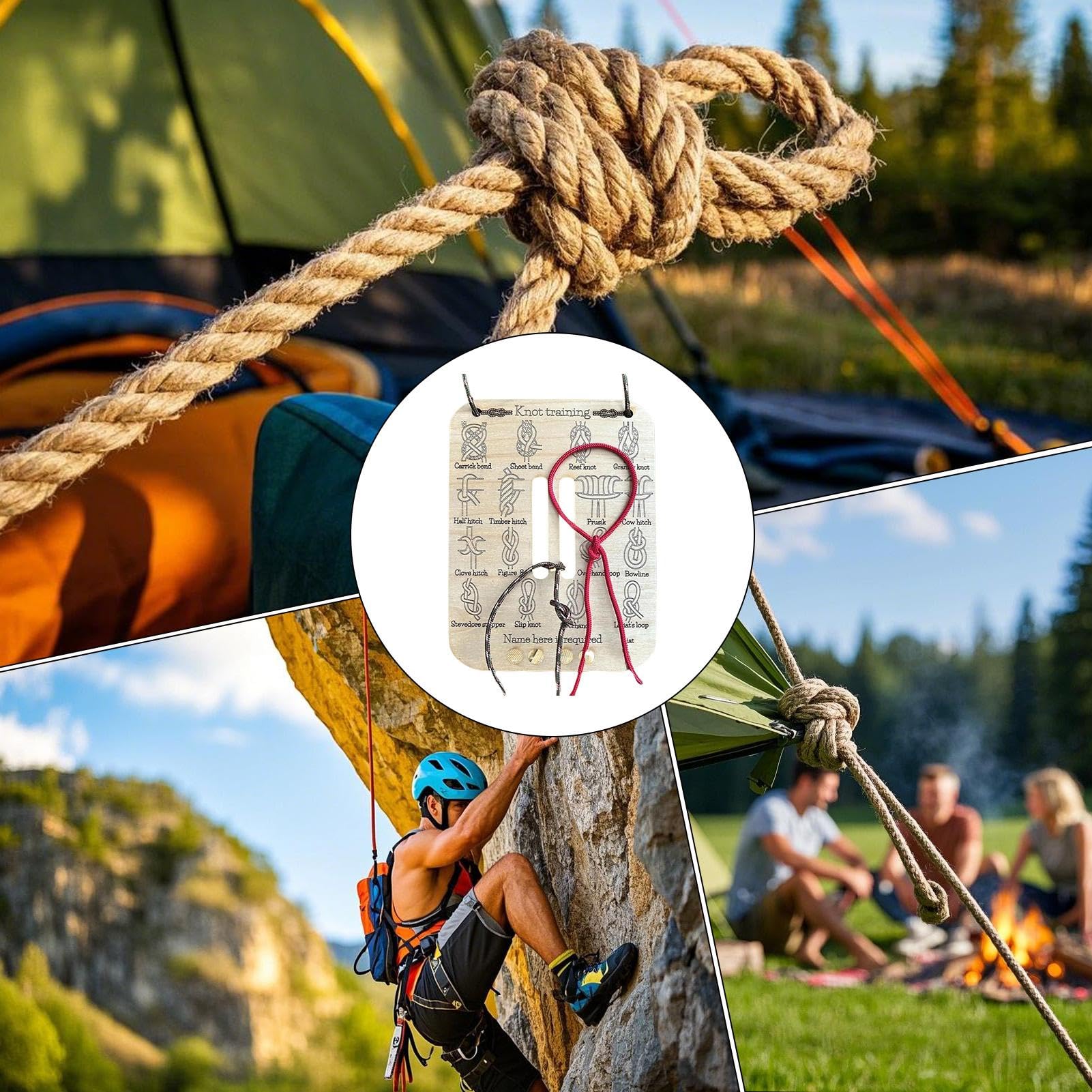 Creative Knot Tying Practice B - đánh giá và giá Outdoor Camping Ideas