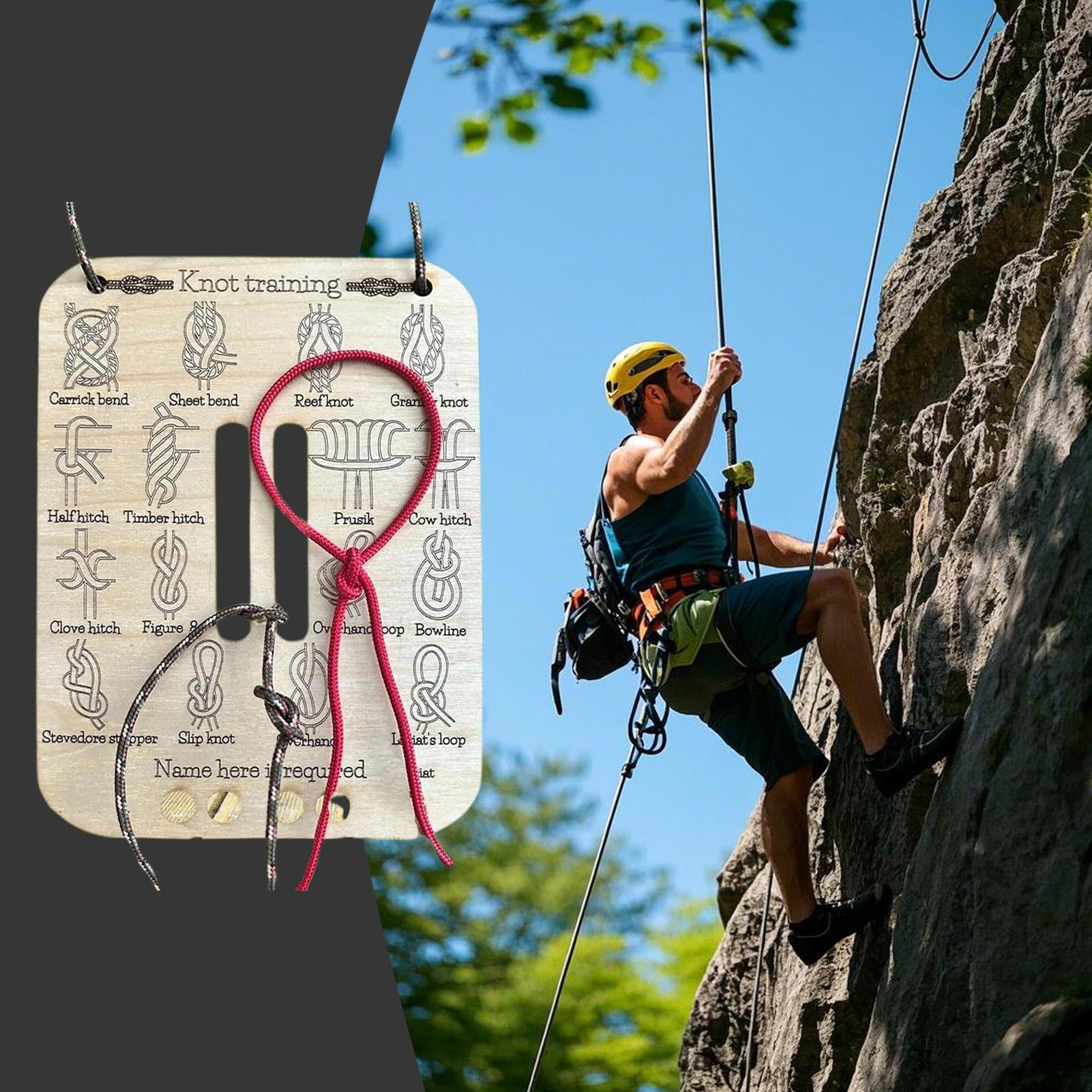 Creative Knot Tying Practice B - đánh giá và giá Outdoor Camping Ideas