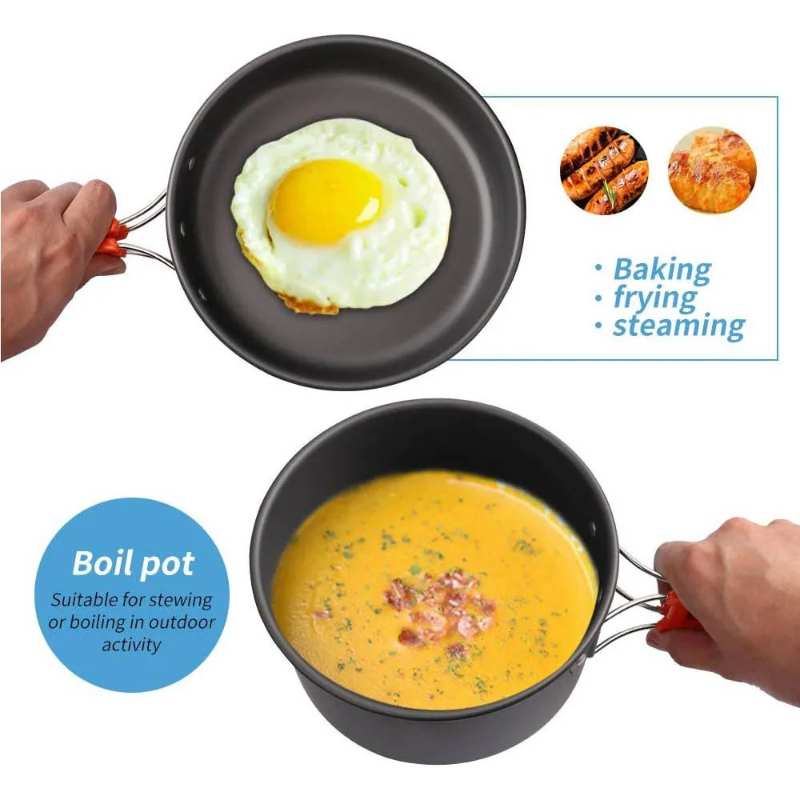 Camping Cooking Set, Outdoor K - đánh giá và giá Outdoor Camping Games