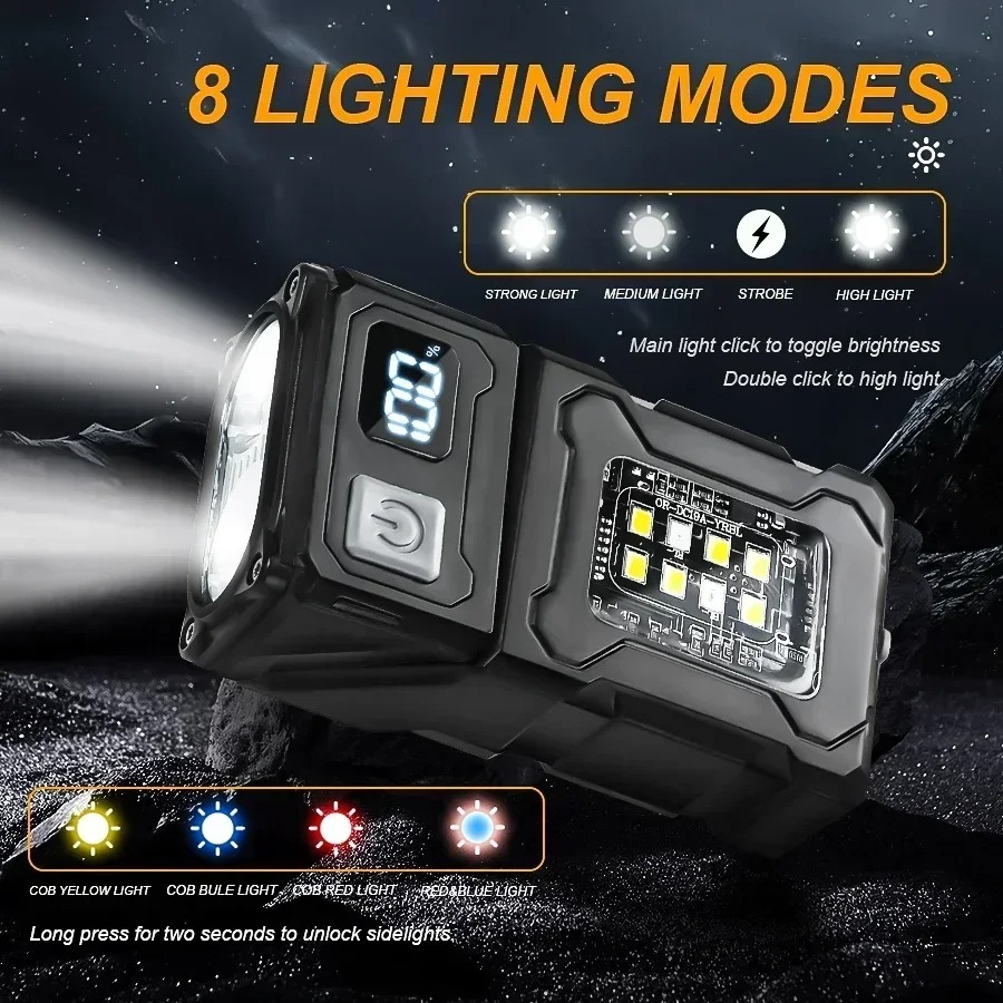 Mini USB Recharge LED Flashlig - đánh giá và giá Outdoor Camping Decor