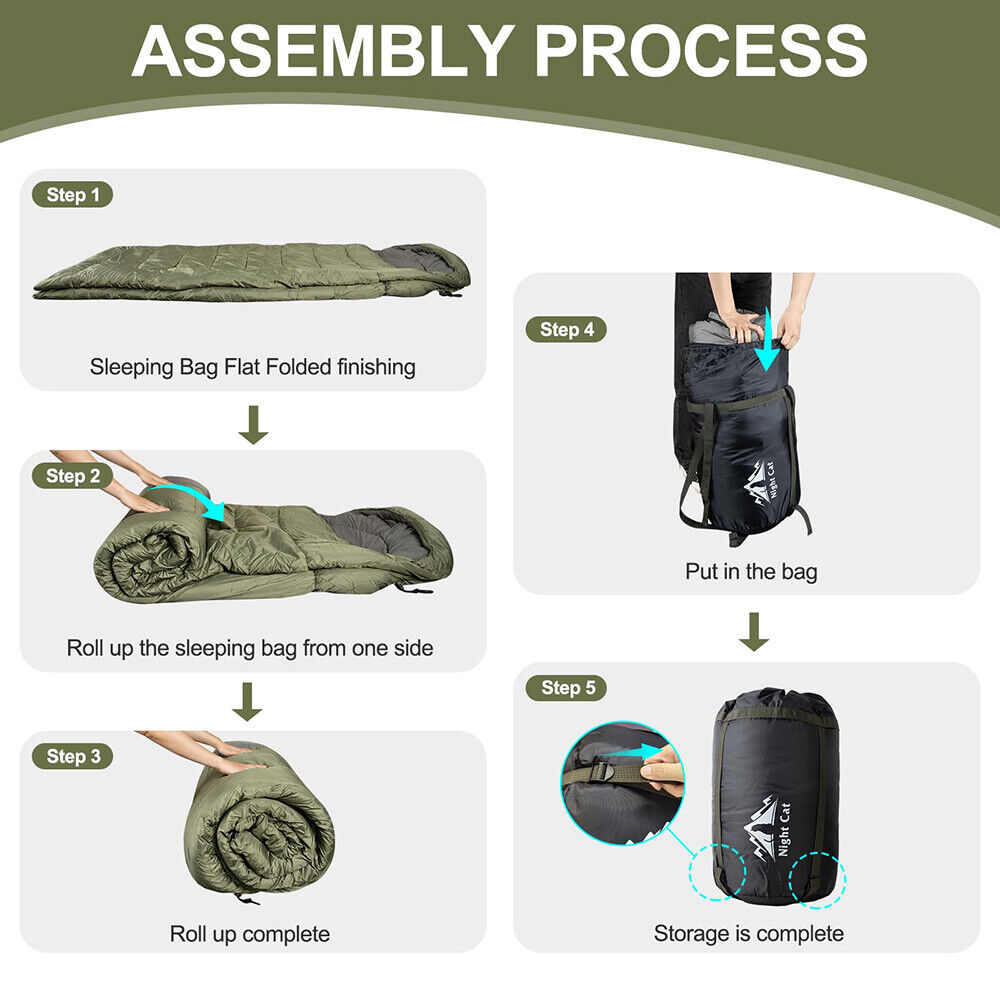 Night Cat Camping Sleeping Bag - đánh giá và giá Camping Outdoor Or Indoor