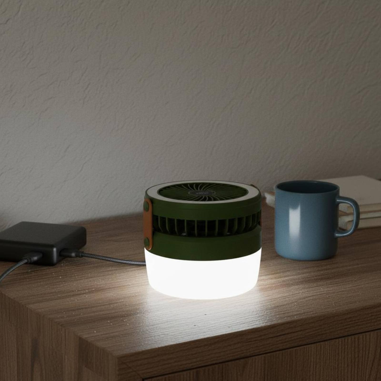 Solar Camping Fan Lantern Fold - đánh giá và giá Outdoor Camping Fan