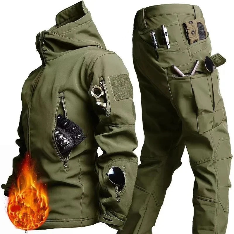 Men's Winter Autumn Fleece Jac - đánh giá và giá Outdoor Camping Jacket