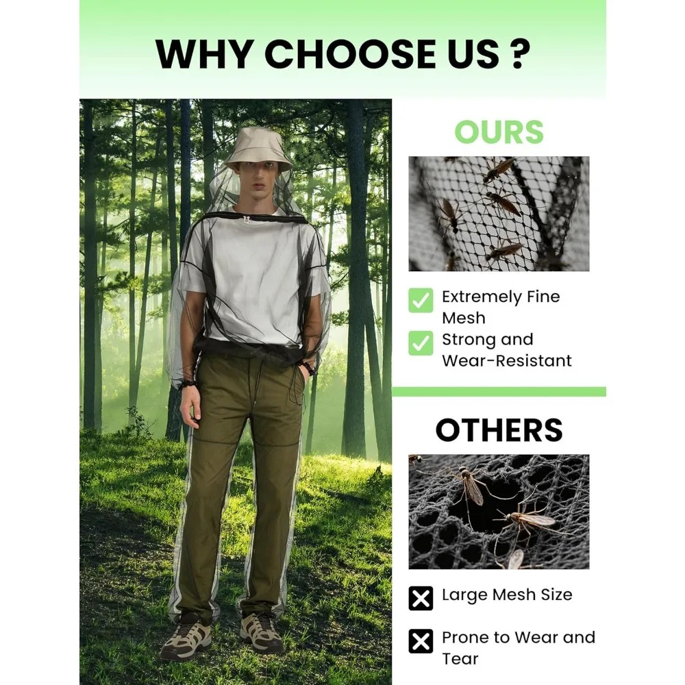 Outdoor Mosquito Protection Su - đánh giá và giá Outdoor Camping Jacket