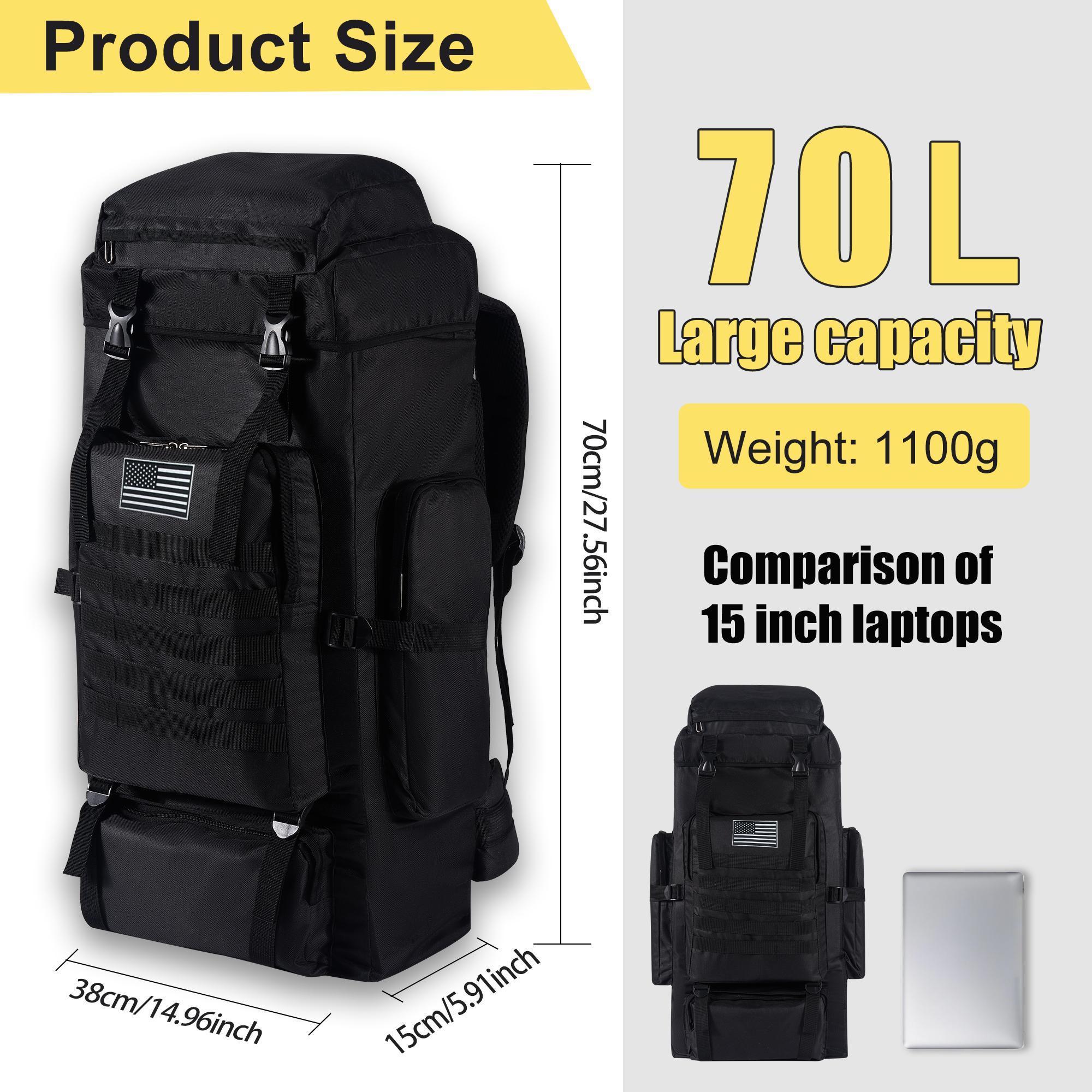 70L Professional Hiking Backpa - đánh giá và giá Outdoor Camping Bag
