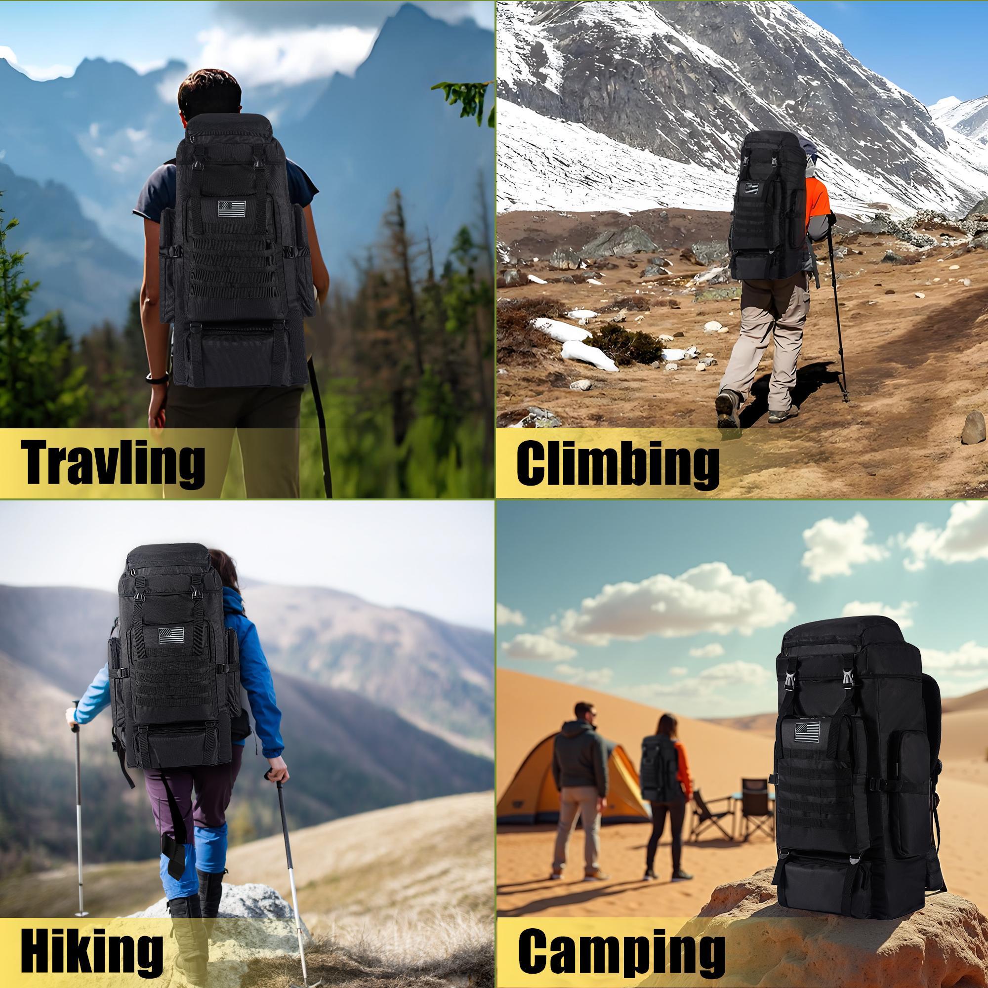 70L Professional Hiking Backpa - đánh giá và giá Outdoor Camping Bag
